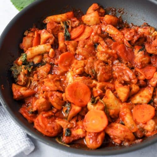 Dak Galbi Korean Spicy Chicken Stir Fry Estonhills 7980