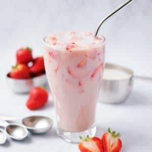 Vegan Strawberry Milk Recipe