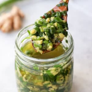 featured image of ginger scallion sauce