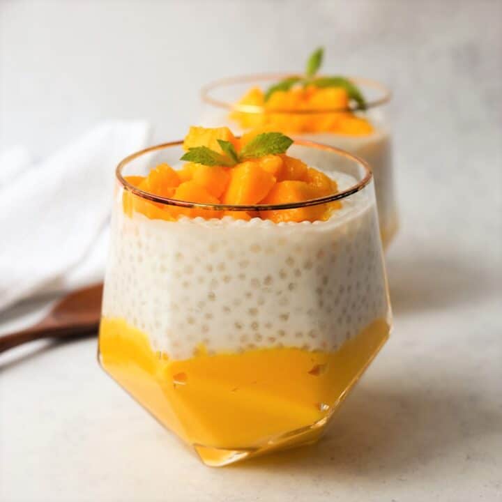 Coconut Mango Sago Dessert Soup Christie at Home