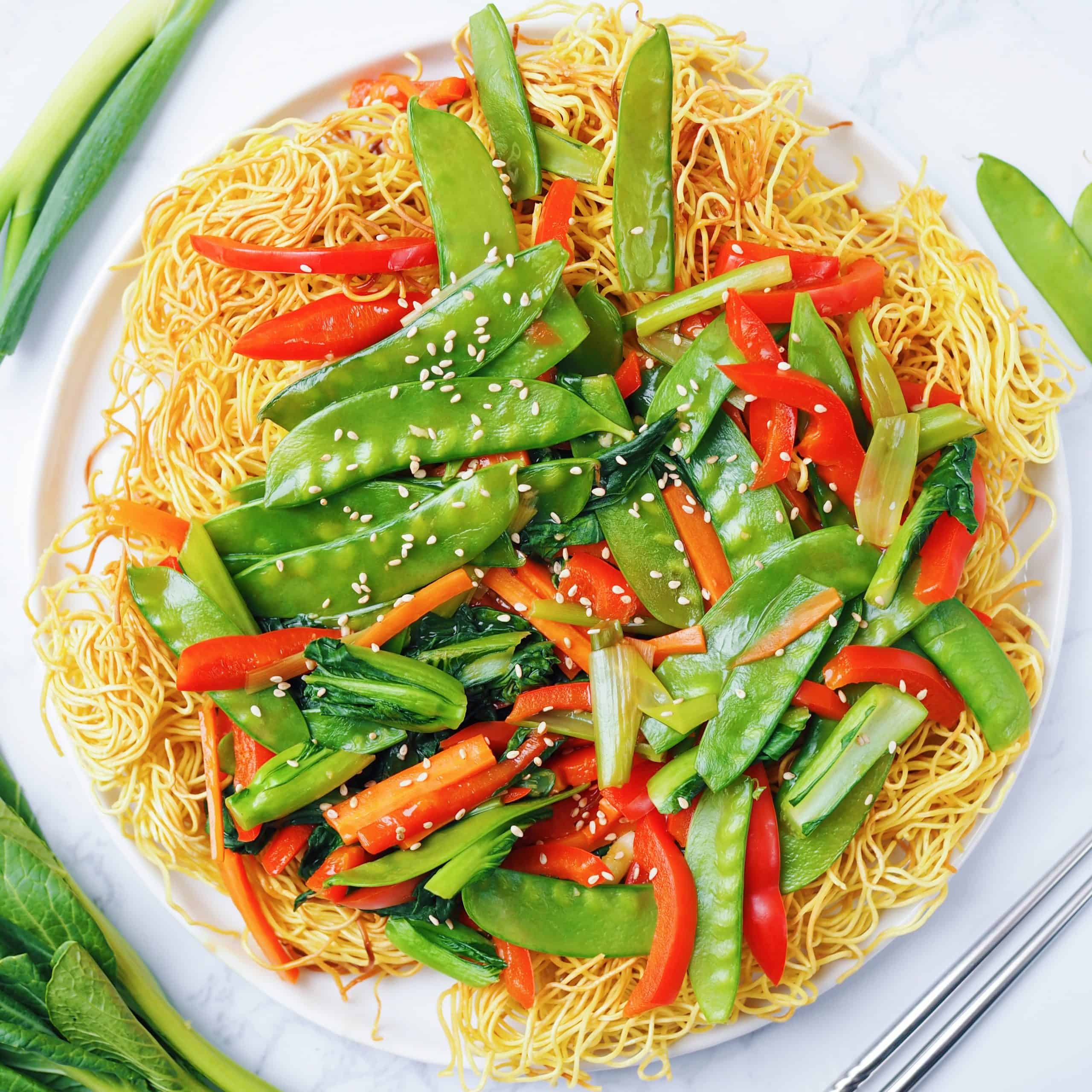 Cantonese Vegetable Chow Mein