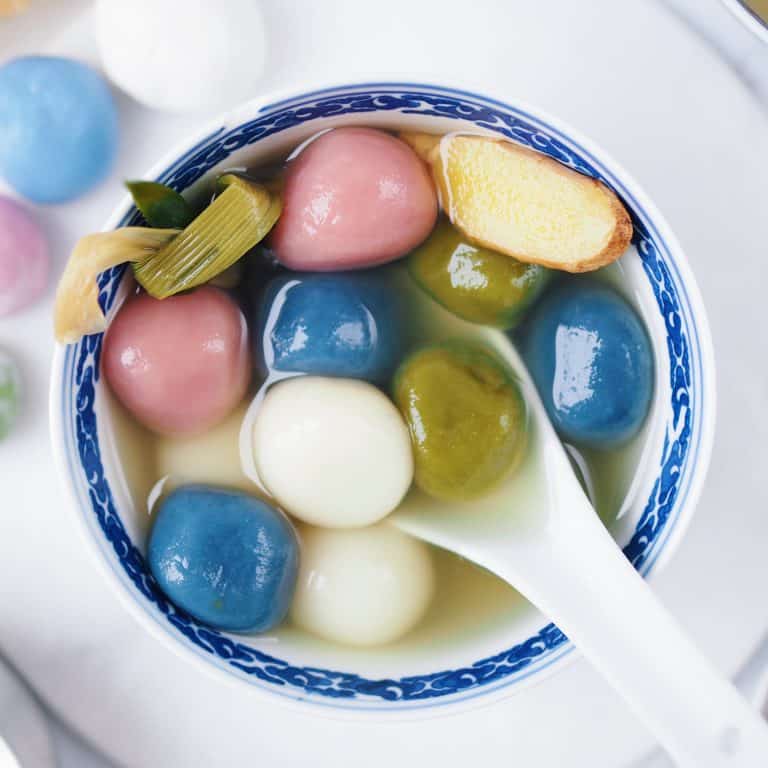 Sweet Glutinous Rice Balls (Tang Yuan)