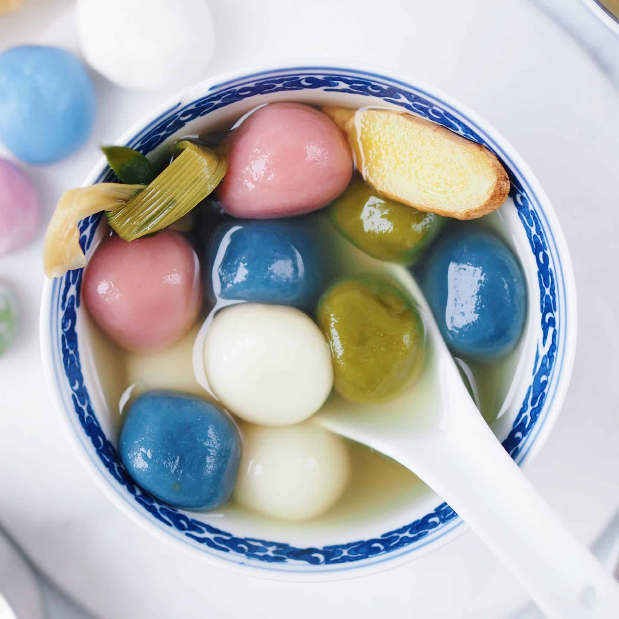 Sweet Glutinous Rice Balls (Tang Yuan) 