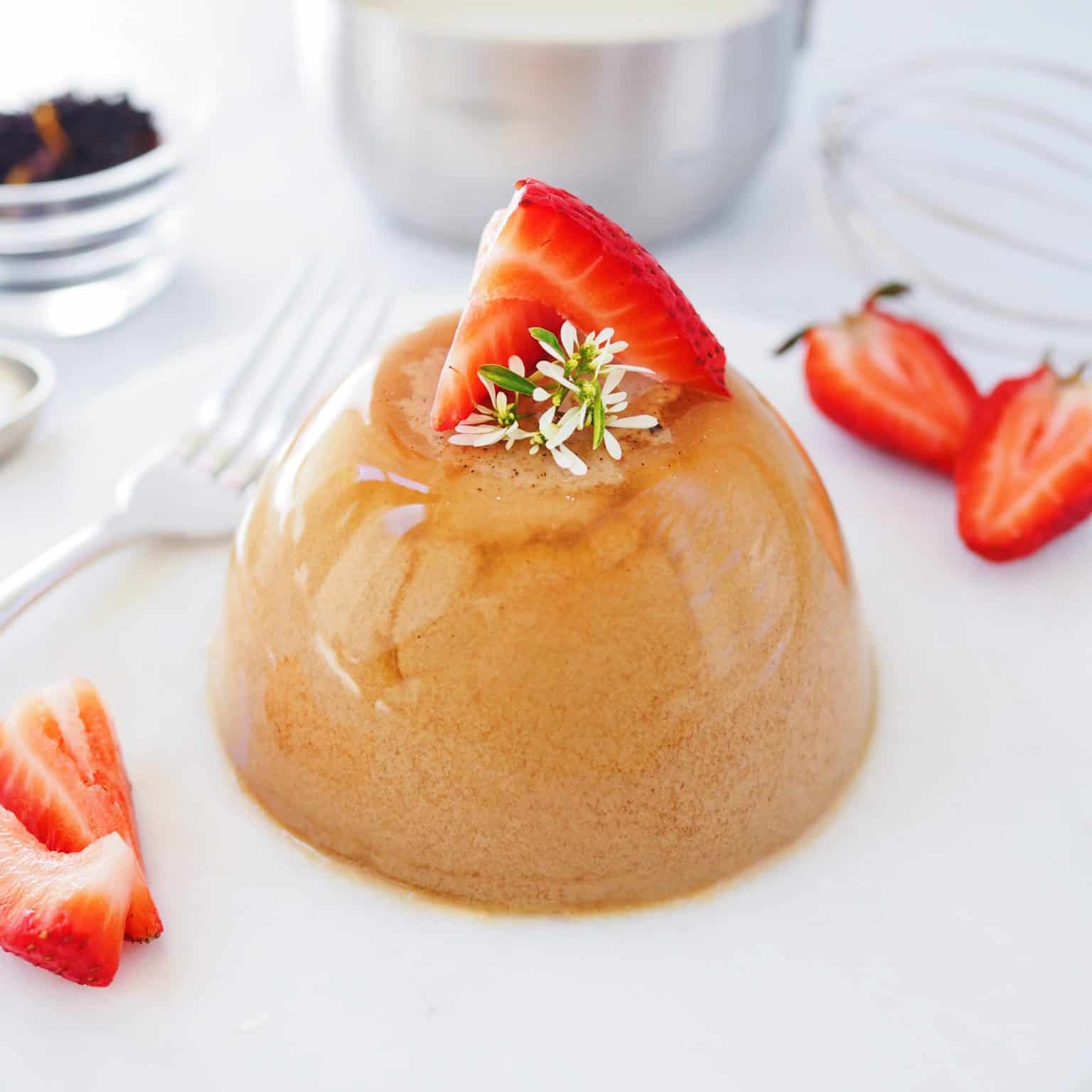 Easy Earl Grey Milk Tea Pudding Christie at Home