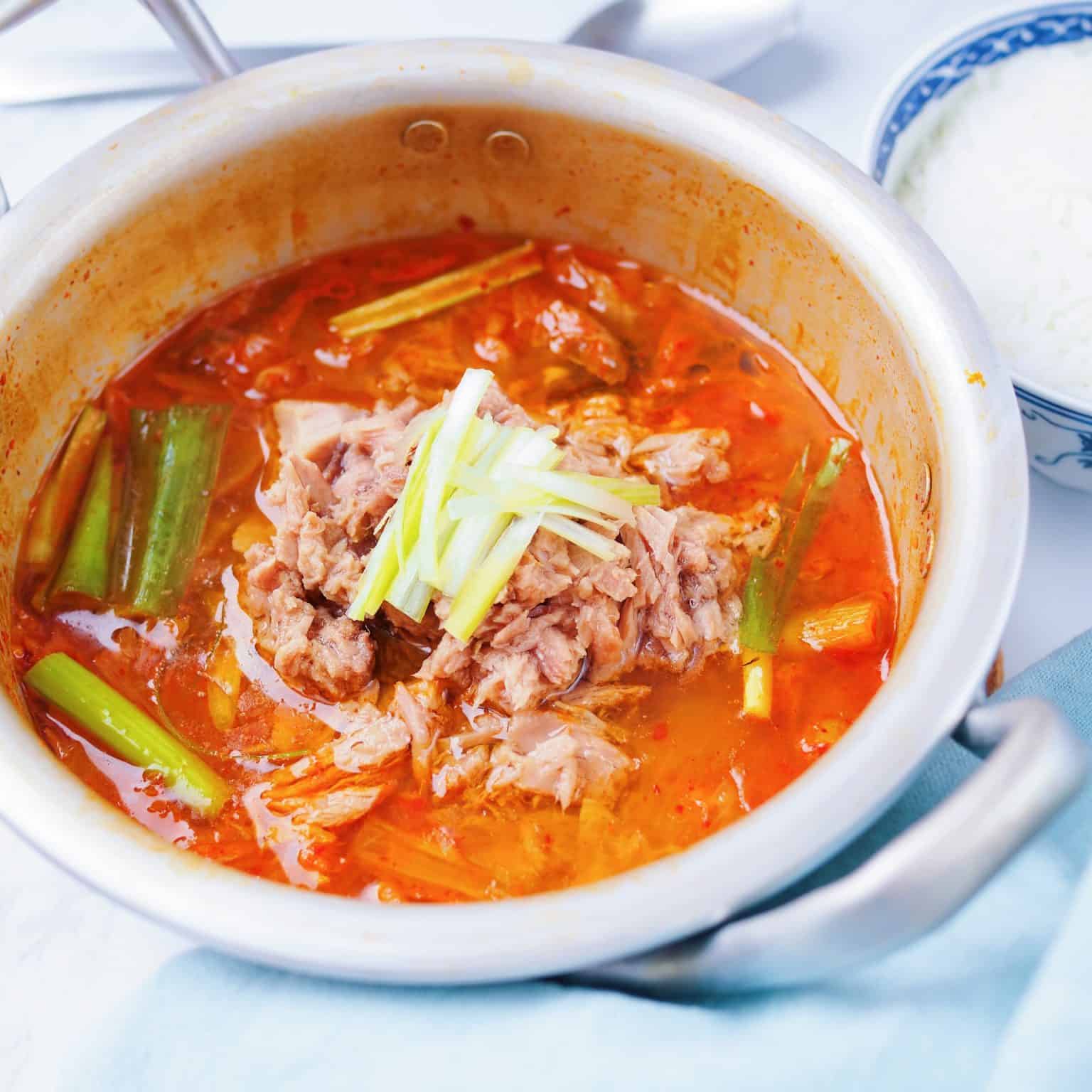 Easy 15 Minute Tuna Kimchi Jjigae Christie At Home