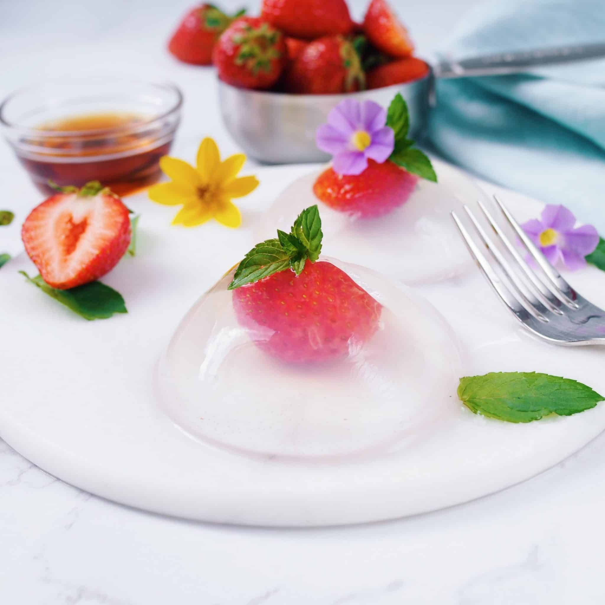 ingredients for raindrop cake