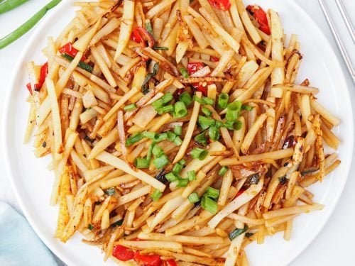 Stir Fried Shredded Potato - Tu Dou Si - 3thanWong