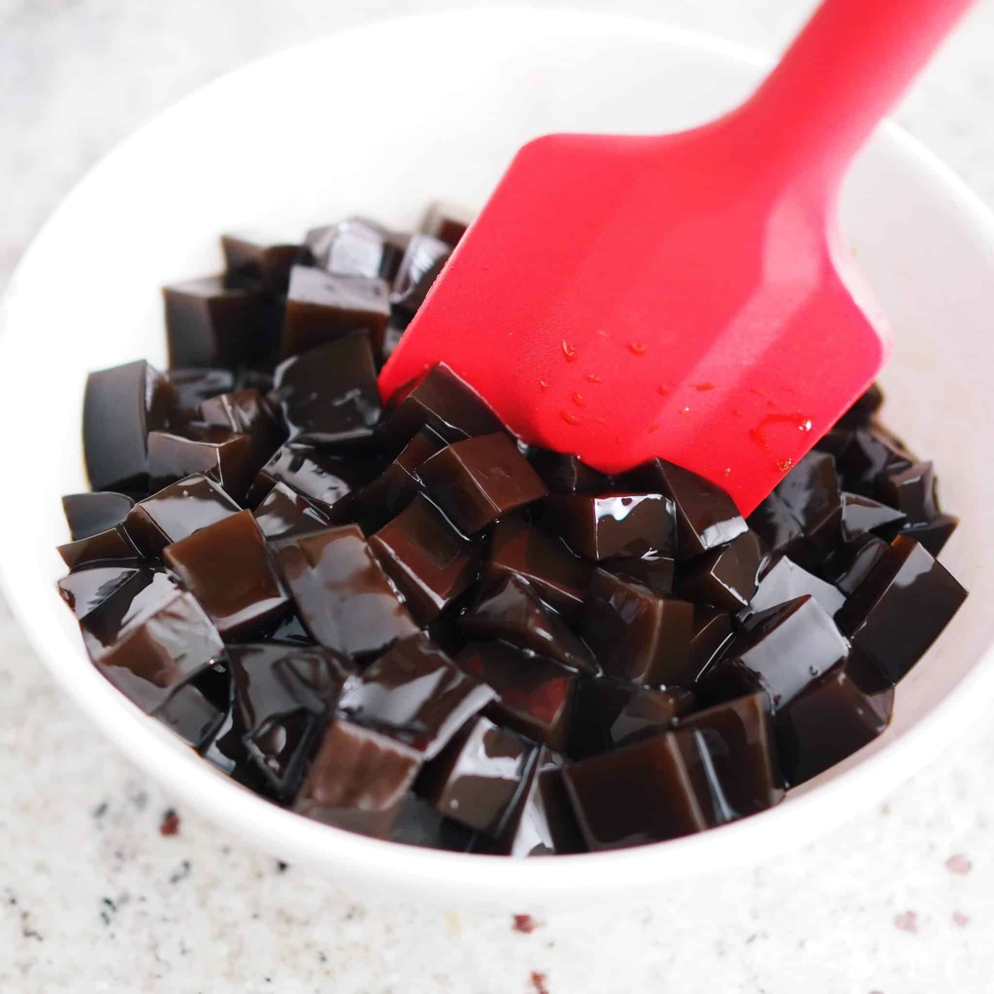 10minute Easy Grass Jelly Brown Sugar Milk Christie at Home