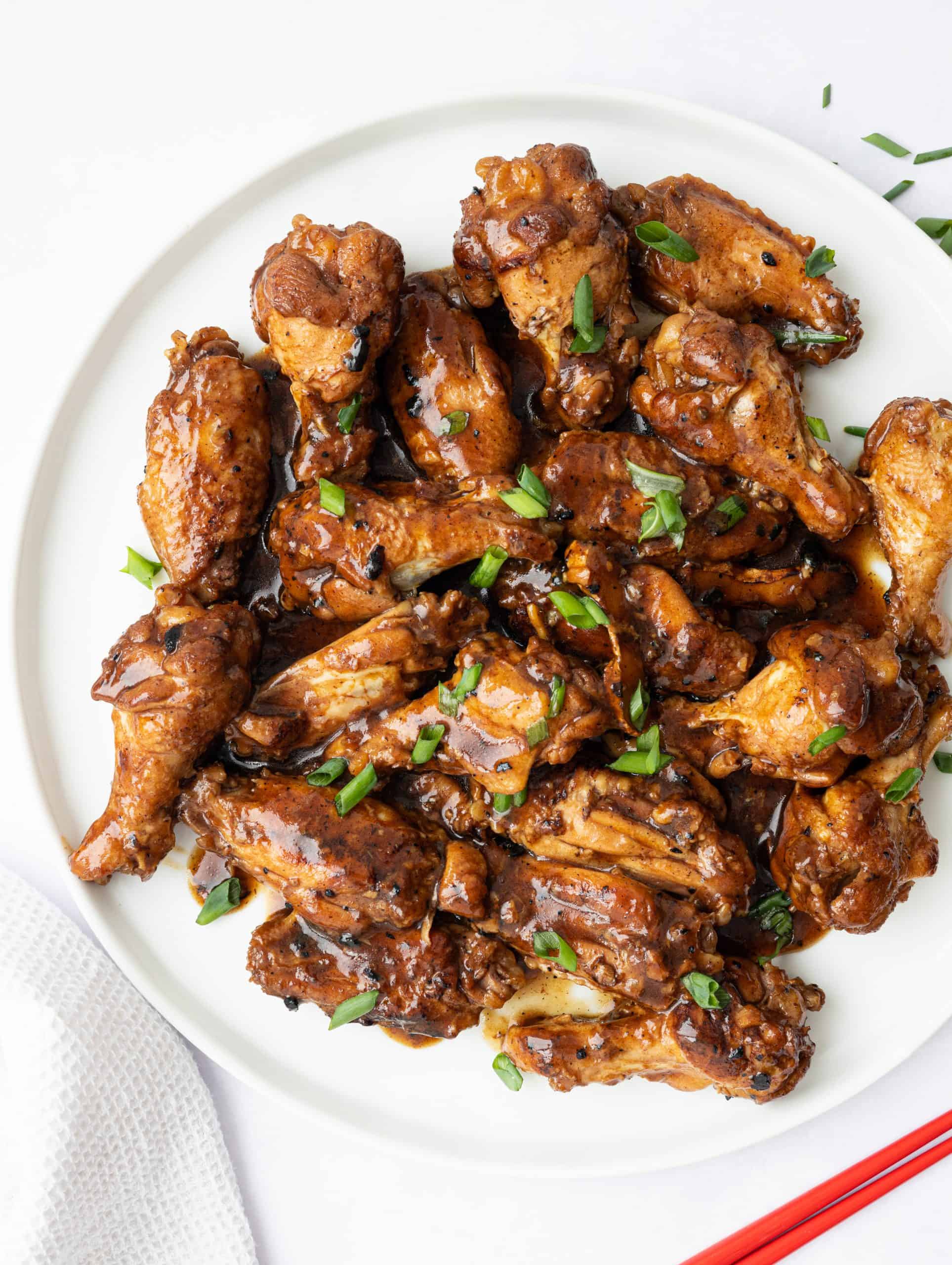 Oyster Sauce Braised Chicken Wings