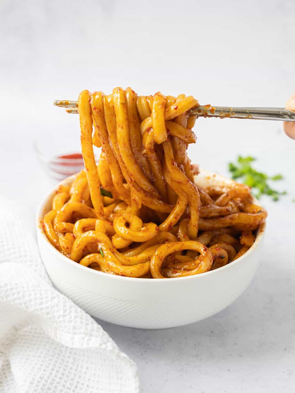 chili oil garlic noodles