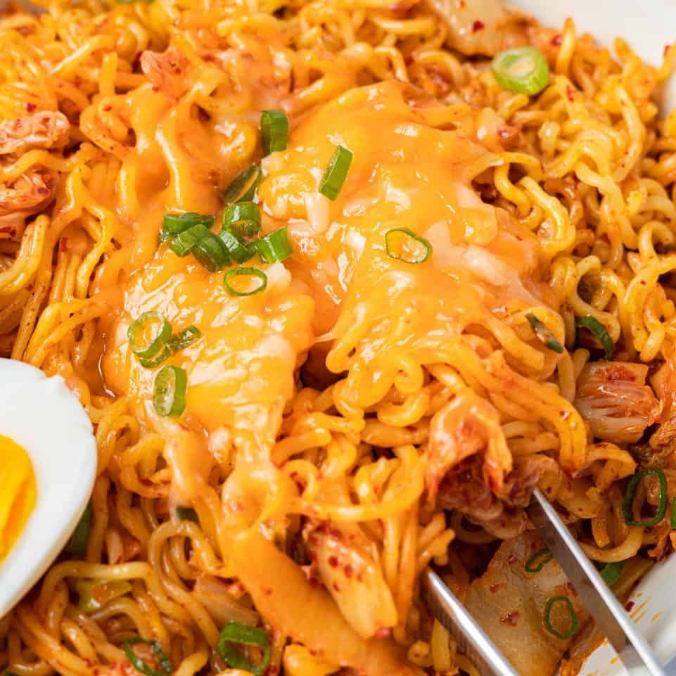 Cheesy Ramen Noodles Recipe