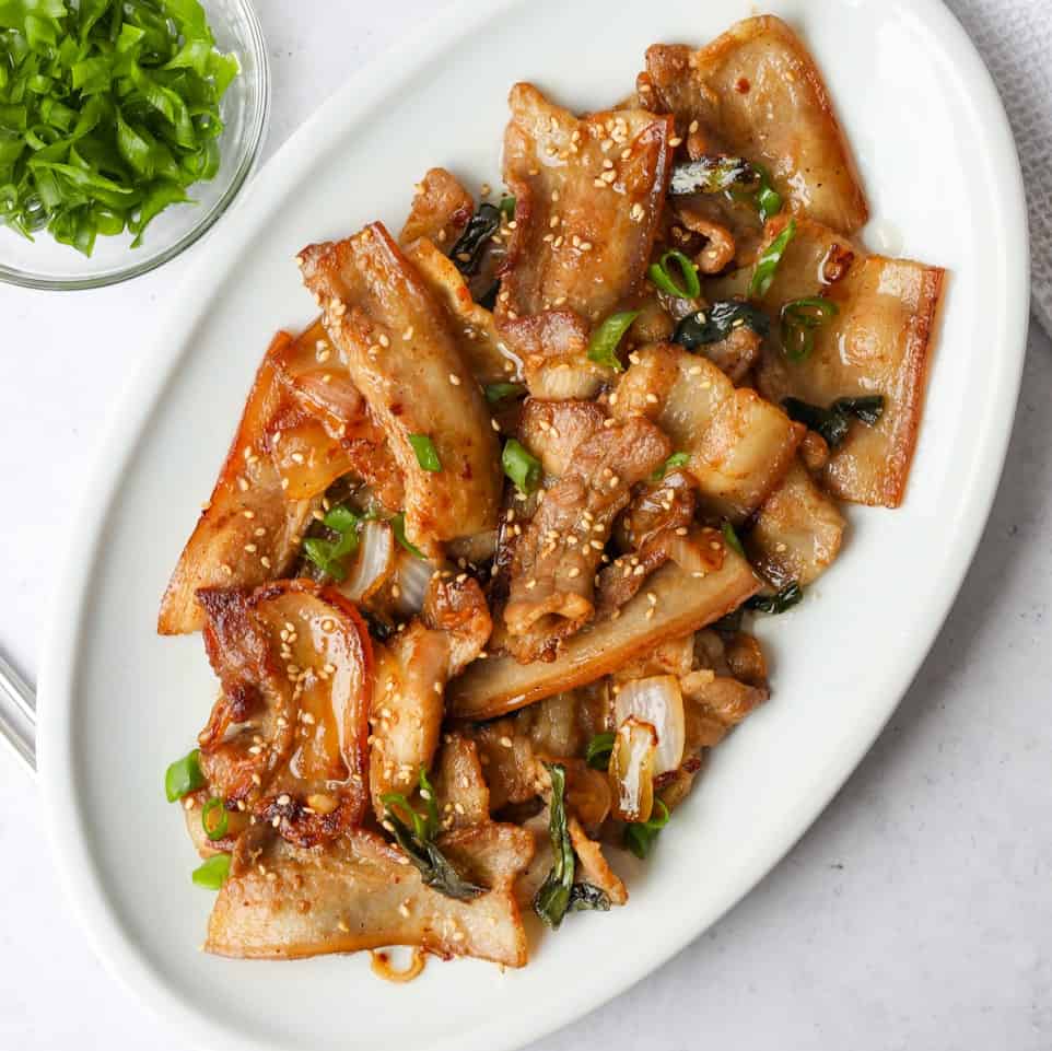 Samgyeopsal Recipe: Spicy And Non-spicy Korean BBQ Grilled Pork Belly