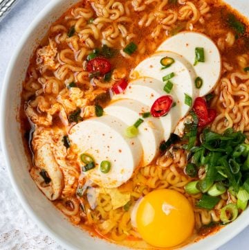 Easy 3-min. Sundubu Ramen (Viral Korean Tofu Ramen) - Christie at Home