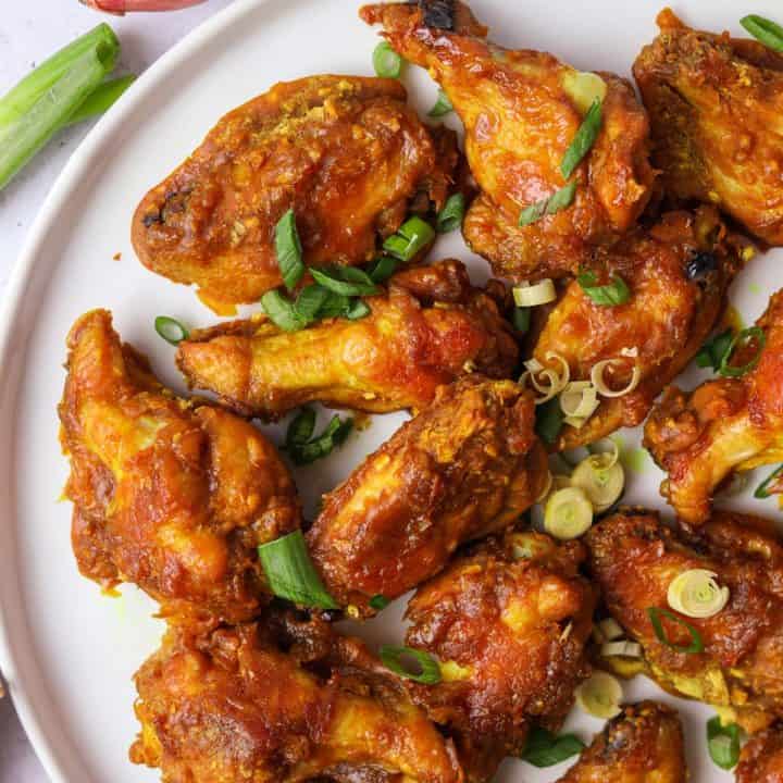 Easy Baked Crispy Malaysian Curry Wings Christie at Home