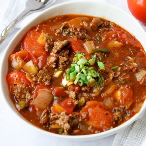 Quick & Easy Chinese Beef Tomato Stir-Fry - Christie at Home