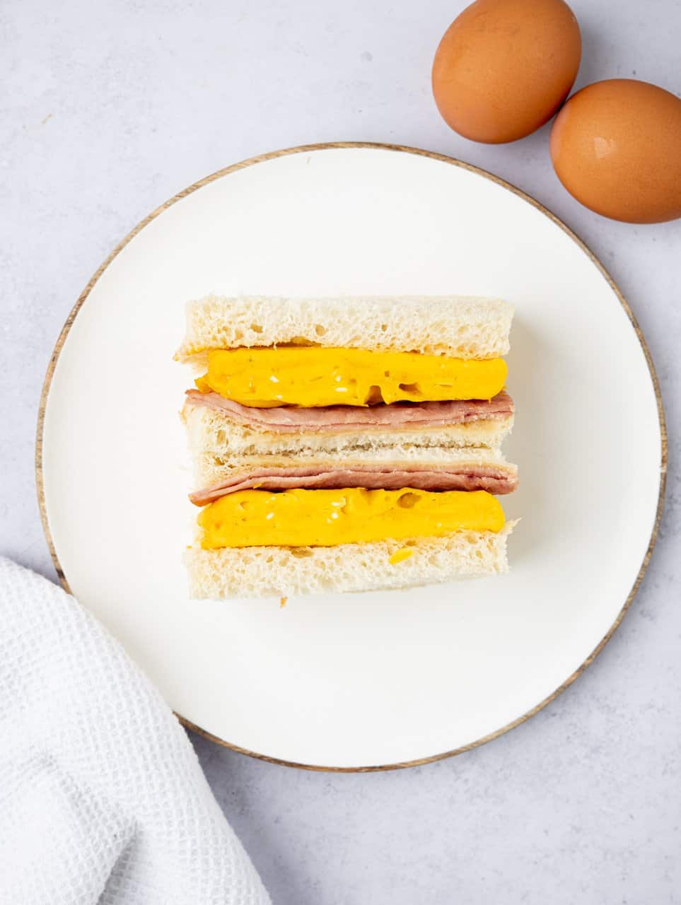 Ham and Egg Sandwich Bread Bowls