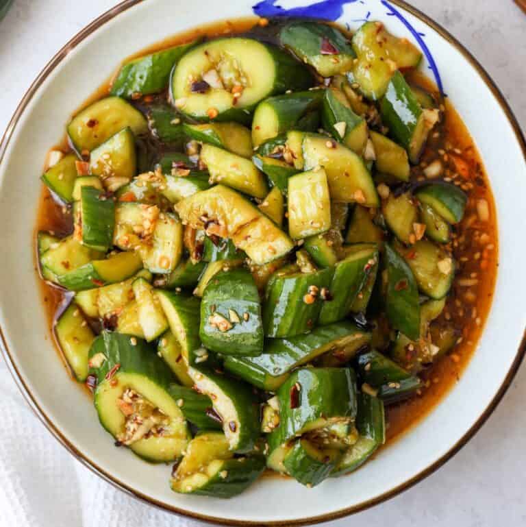 Spicy Smacked Cucumber Salad