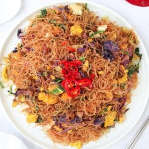 thai glass noodle stir-fry