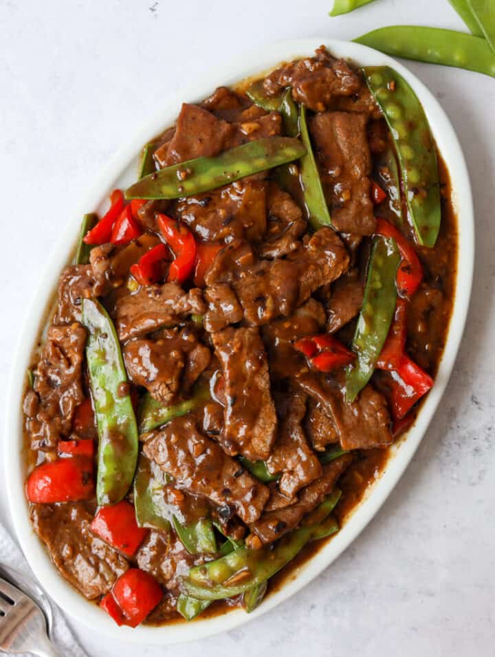 Quick & Easy Beef with Black Bean Sauce - Christie at Home