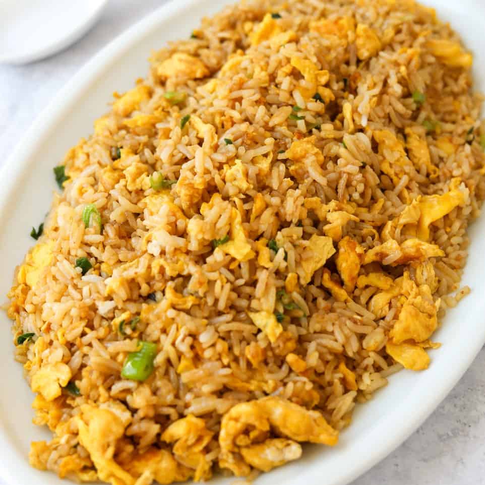 10 minute Egg Fried Rice (6 ingredients!) - Christie at Home