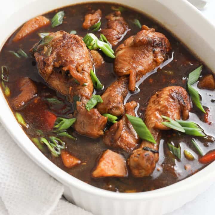 Quick & Easy Chinese Chicken Stew - Christie at Home