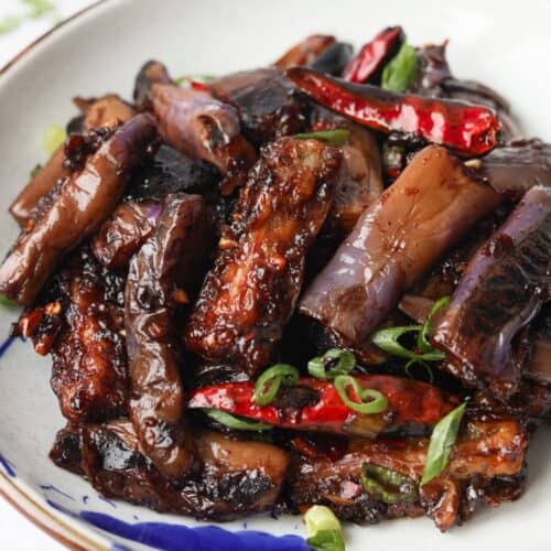Quick & Easy Chinese Spicy Garlic Eggplant - Christie at Home