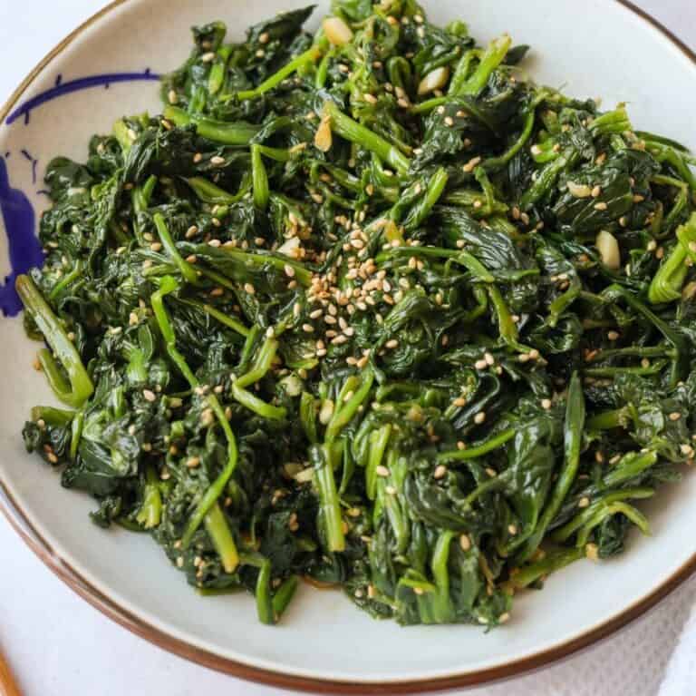 Korean Spinach Side Dish Christie At Home