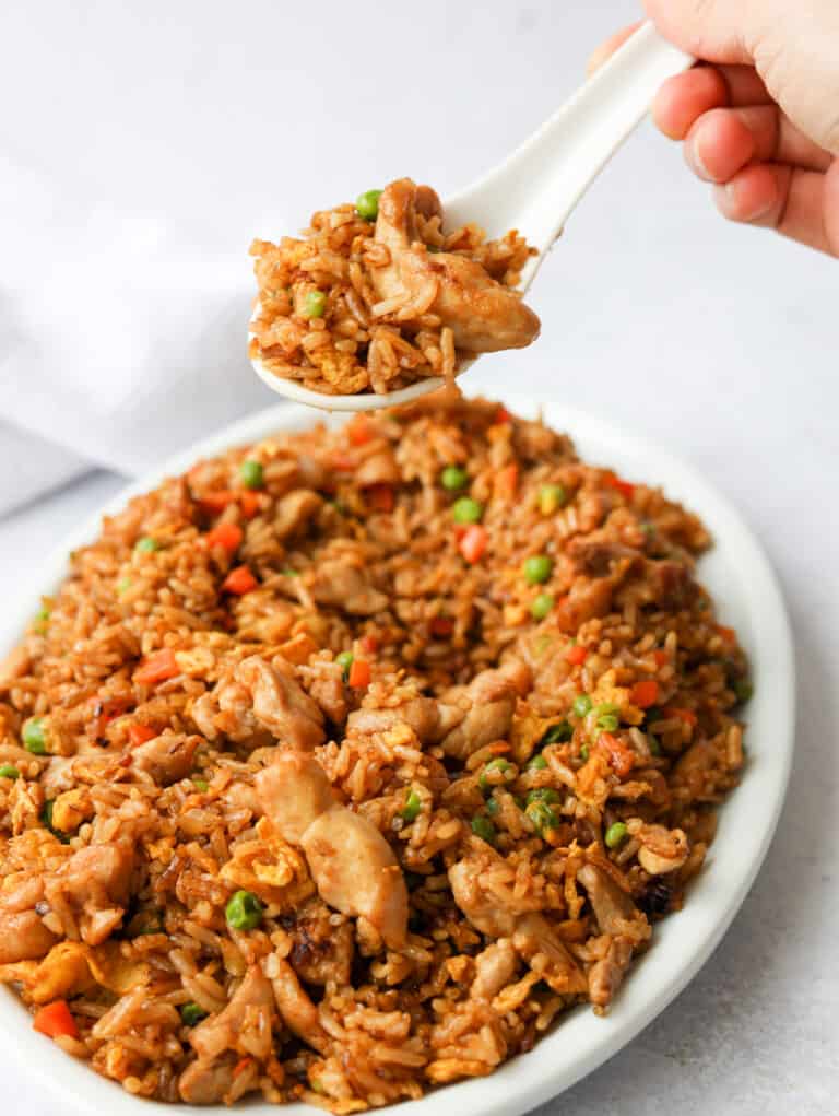 Quick And Easy Chinese Chicken Fried Rice Christie At Home