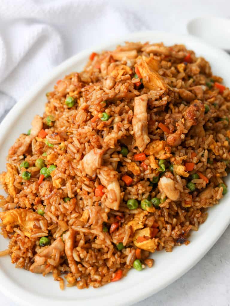 Quick & Easy Chinese Chicken Fried Rice - Christie at Home