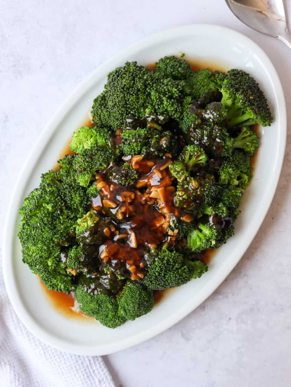 broccoli with garlic sauce