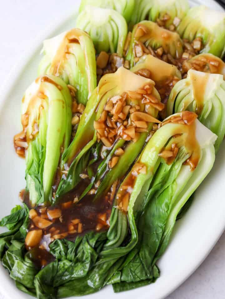 Easy 10minute Chinese Garlic Bok Choy Christie at Home