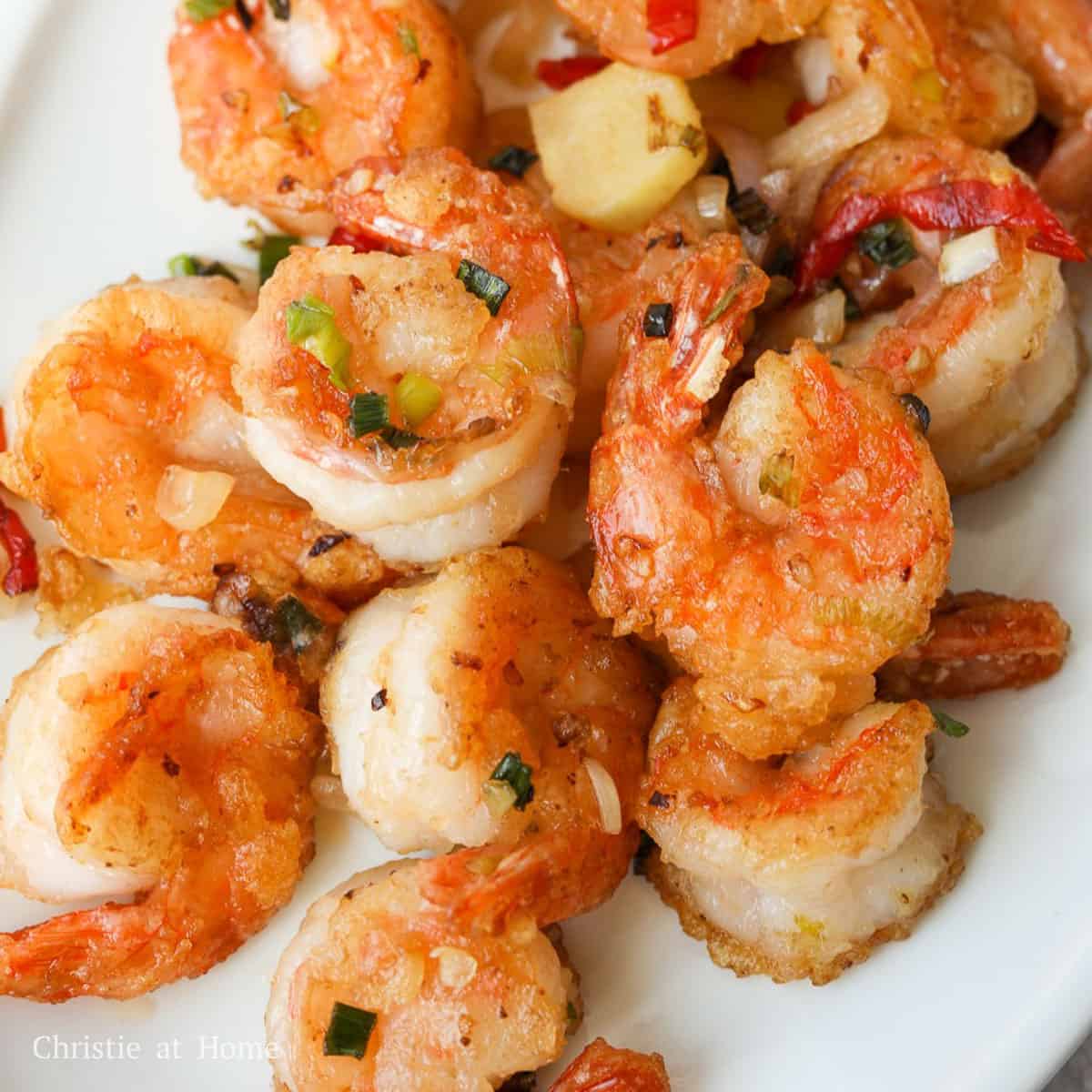 Thai Garlic Fried Shrimp