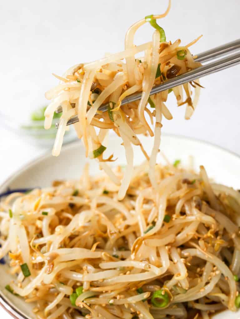 Easy 10minute Korean Bean Sprout Salad Christie at Home