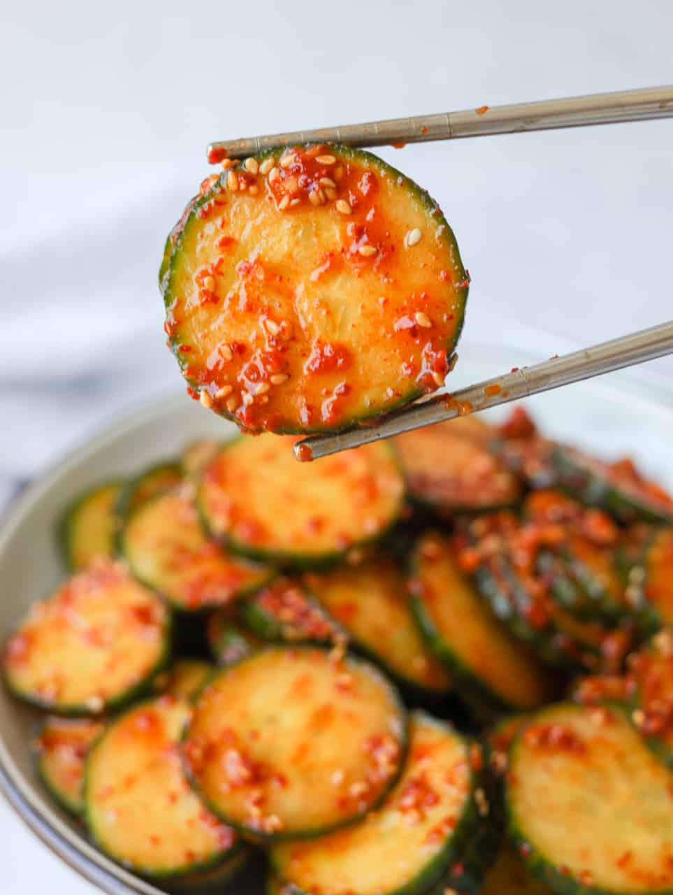 Korean Cucumber Salad (Oi Muchim) - CJ Eats Recipes