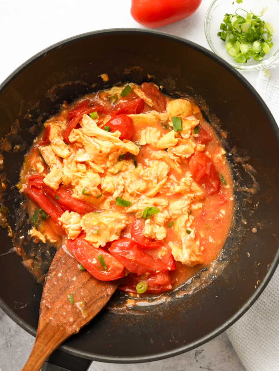 Chinese Tomato Egg Stir Fry