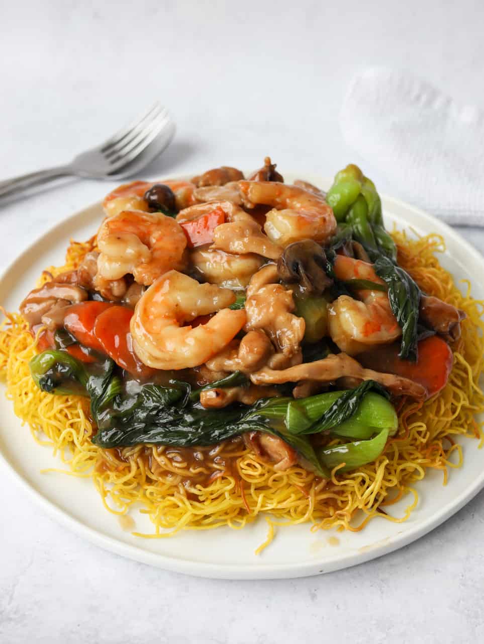 Crunchy Chow Mein Noodles Recipe