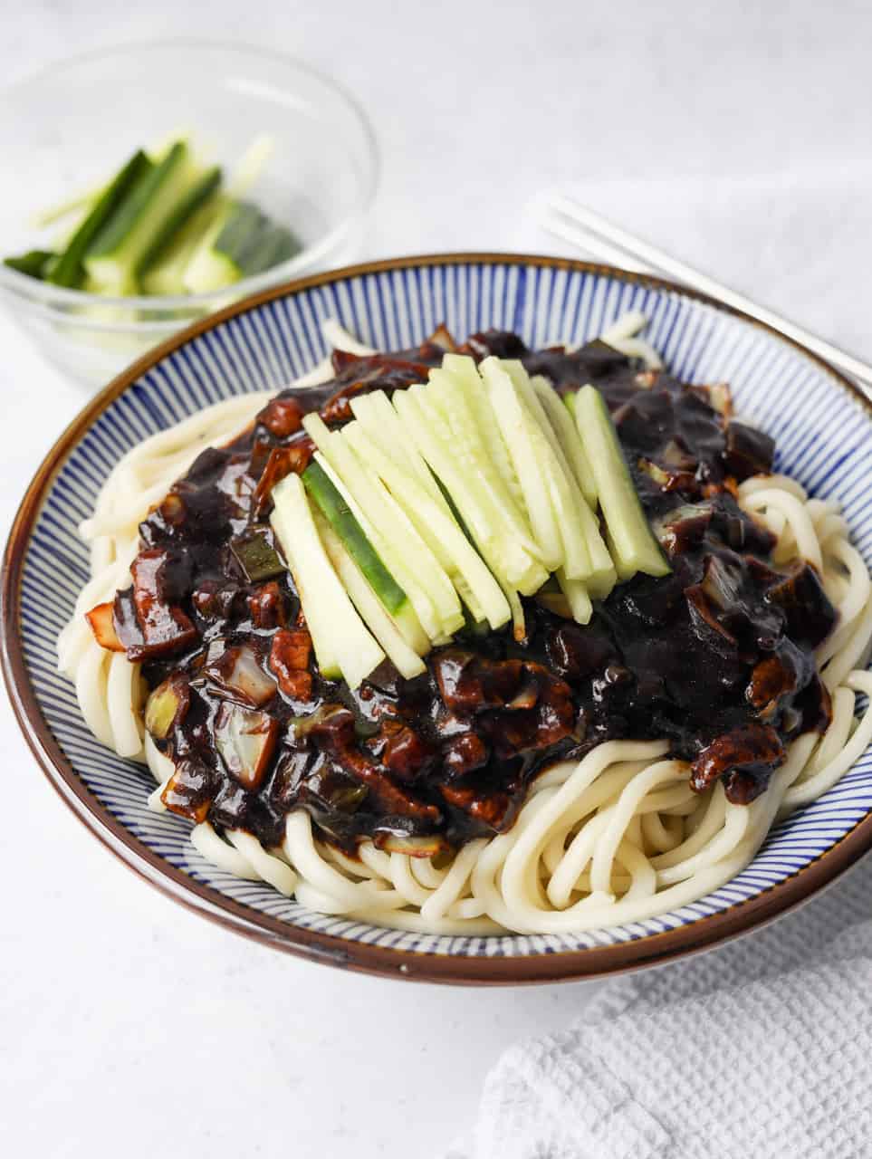 Jajangmyeon Black Bean Noodles - Christie at Home