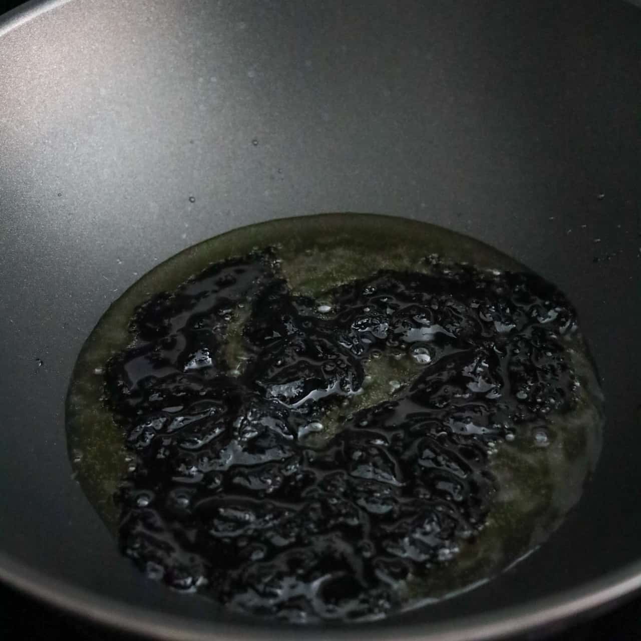 fry black bean paste