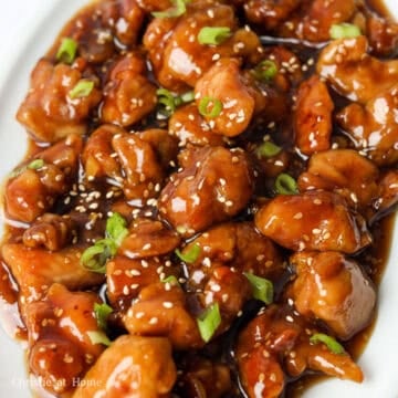 featured image of honey sesame chicken