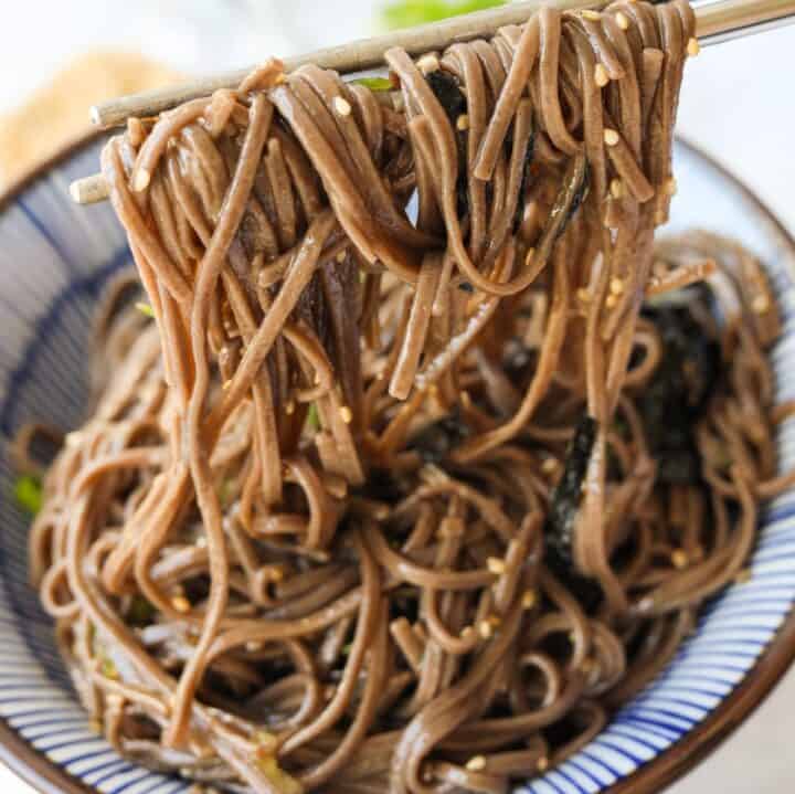 10minute Easy Sesame Soba Noodles Christie at Home