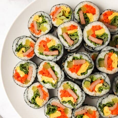 Easy Korean Spam Kimbap Roll - Christie at Home