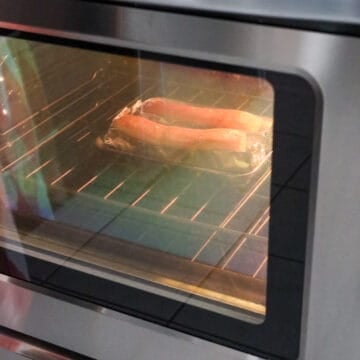 Bake in the oven on the second lowest oven rack for 60 minutes, until skin is dry and slightly hard to touch. 