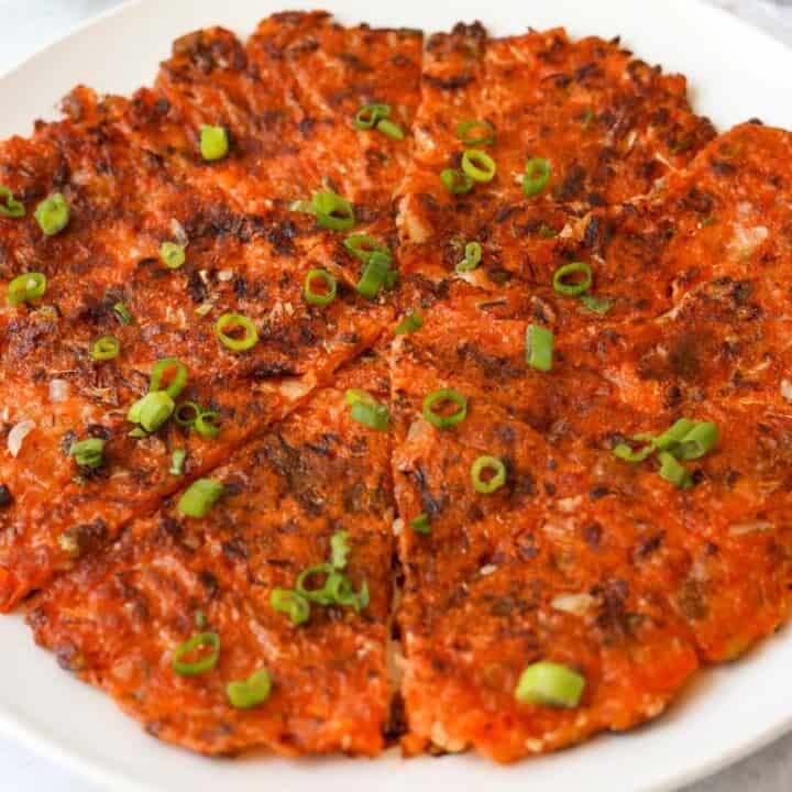 Easy 15minute Kimchijeon (Kimchi Pancake) Christie at Home