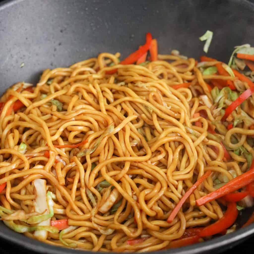 add noodles & sauce