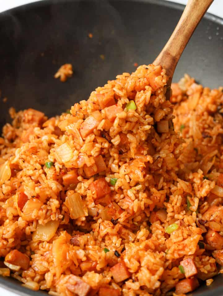 Easy 20-minute Kimchi Fried Rice - Christie at Home