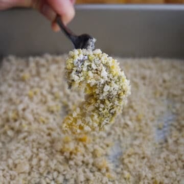 Evenly coat shrimp into flour mixture first, shaking off any excess flour. Then evenly coat the shrimp with beaten eggs. Lastly, generously coat with panko breadcrumbs ensuring no bald spots. 