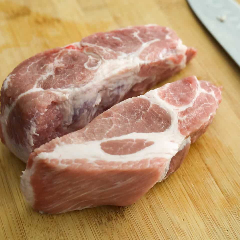 cut pork
