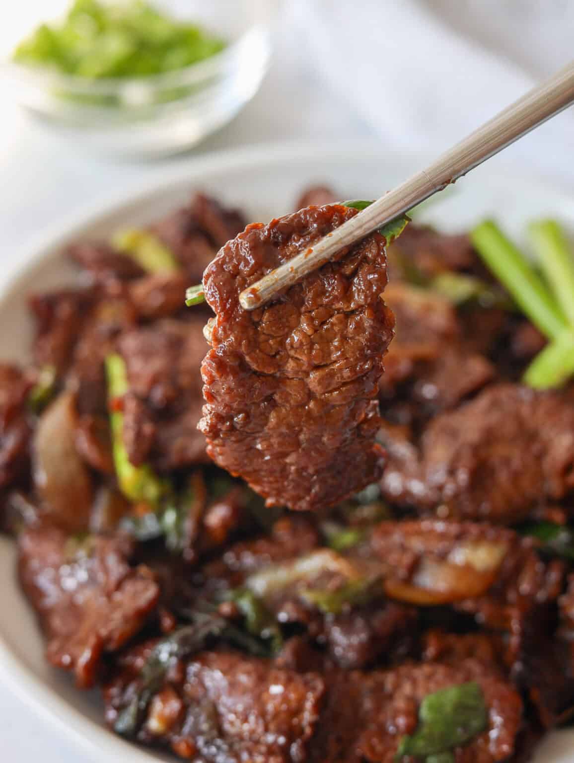 Quick & Easy Beef Onion Stir-Fry - Christie at Home
