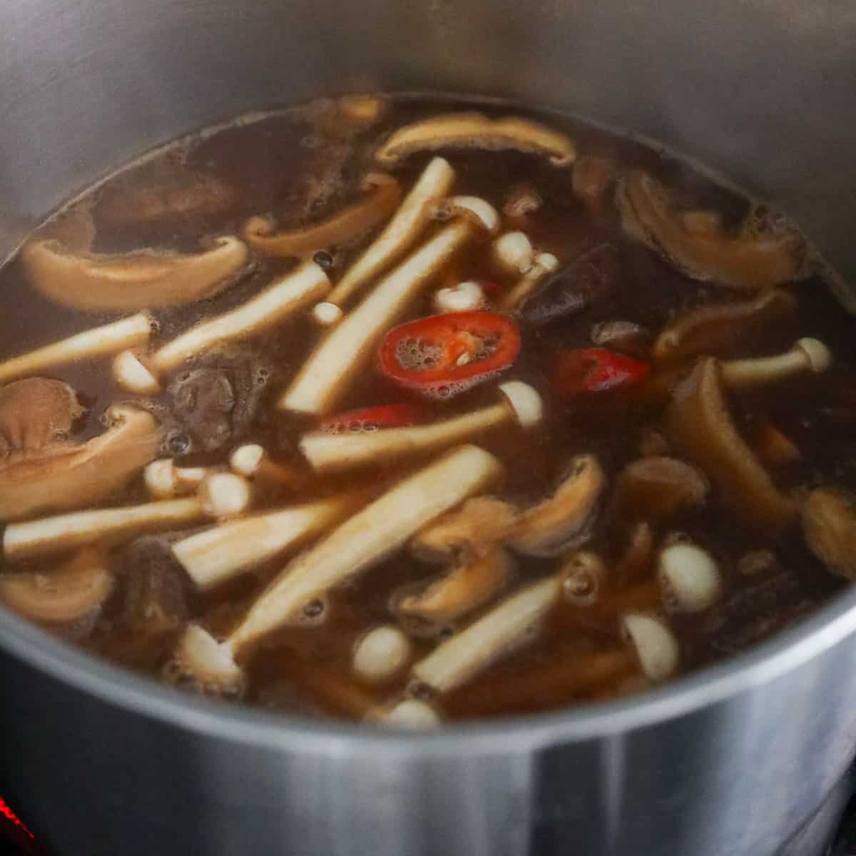add vegetables