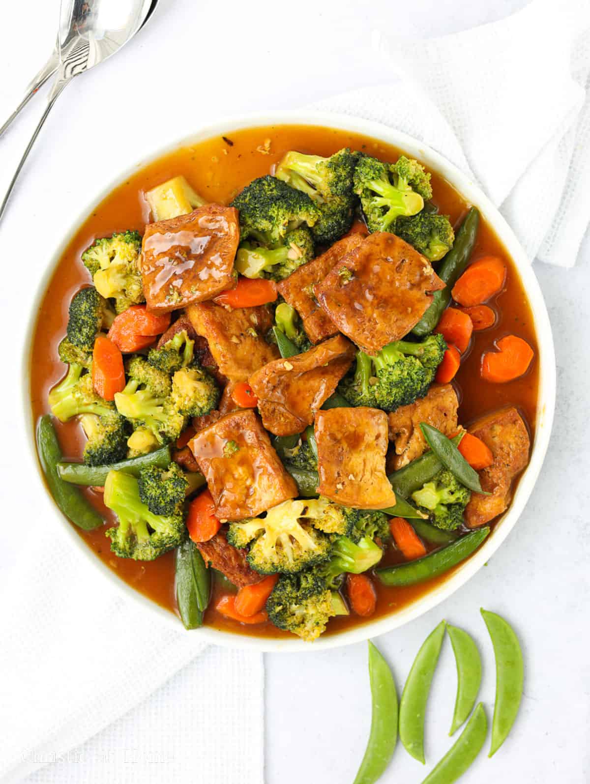 chinese braised tofu